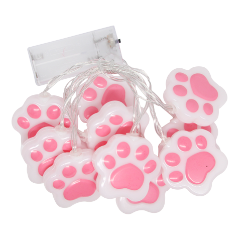 cat paw string lights