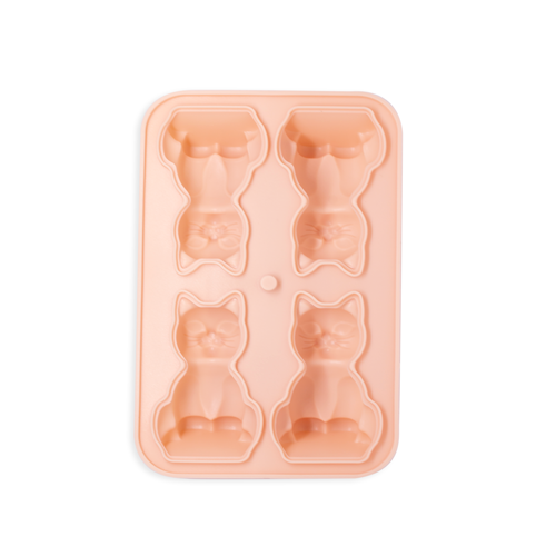 pink cat ice tray
