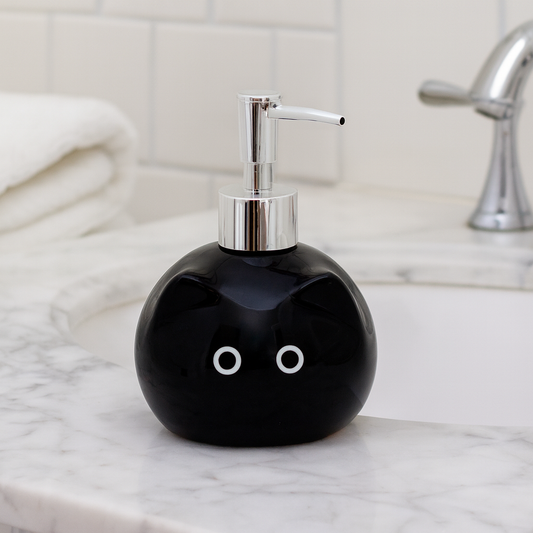 black cat soap dispenser