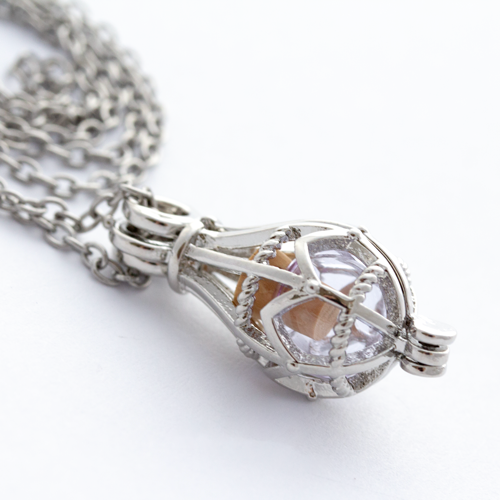 tear drop ashes locket