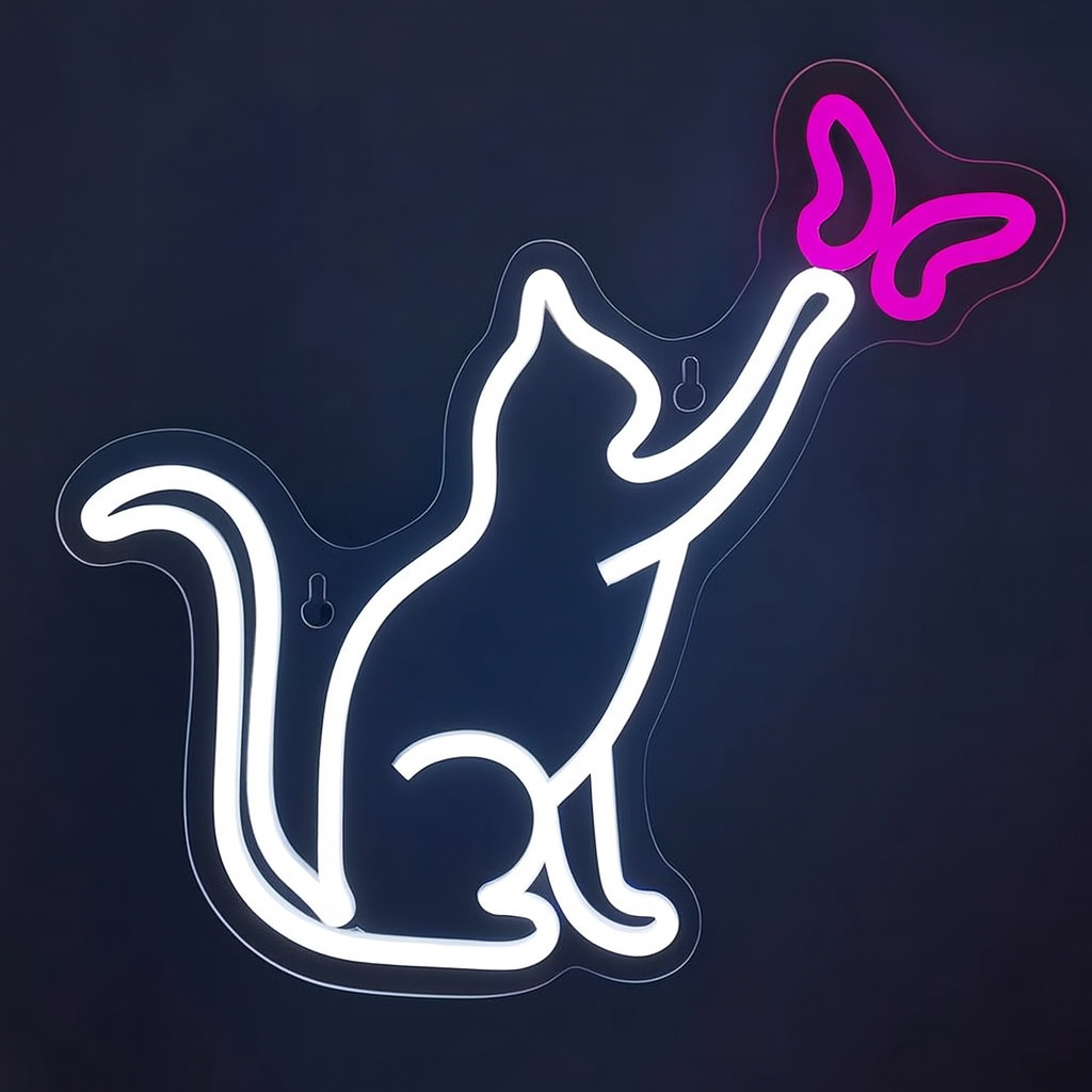 cat & butterfly Light