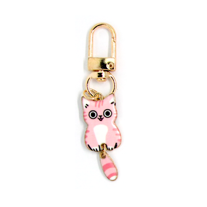 dangle cat keyring