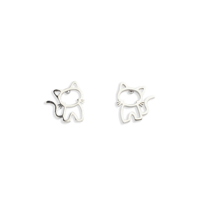 cute kitty earrings