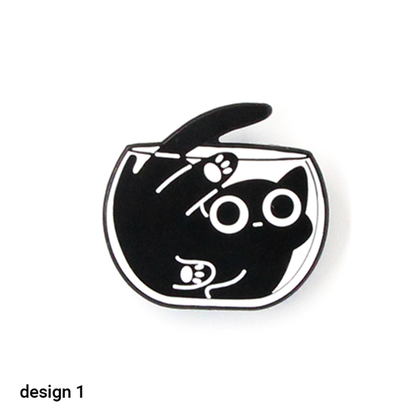 liquid cat pins