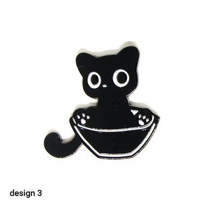 liquid cat pins