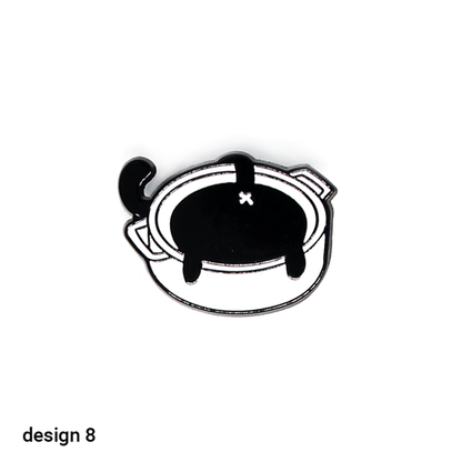 liquid cat pins