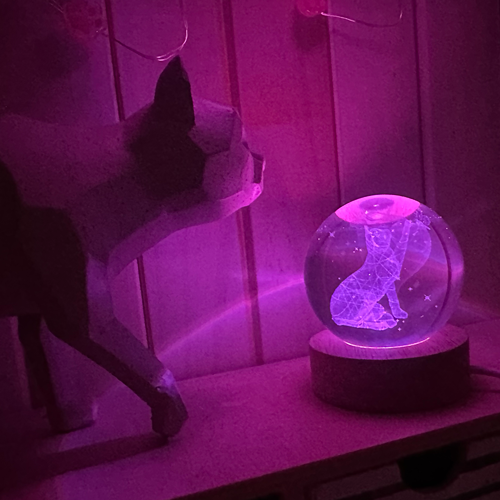 crystal ball multi-colour light 🔮