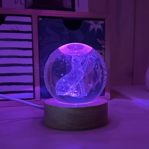 crystal ball multi-colour light 🔮