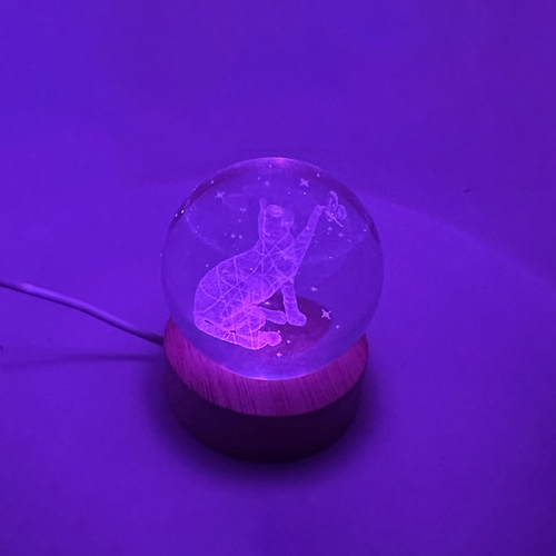 crystal ball multi-colour light 🔮