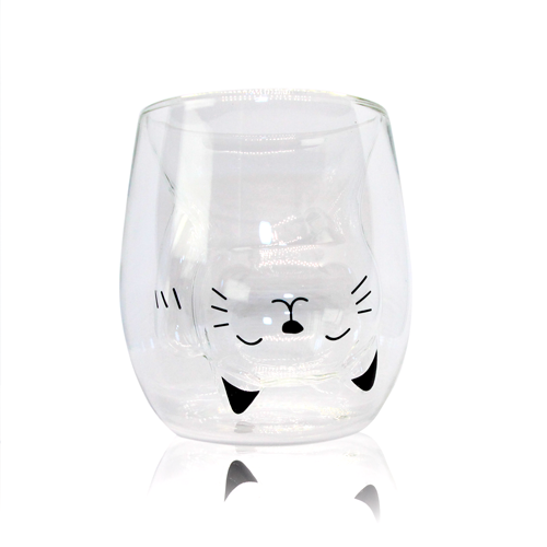 maneki-neko glass