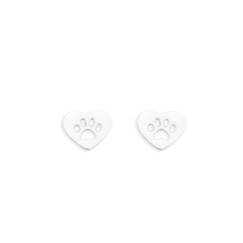heart bean earrings