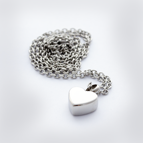 little heart ashes locket