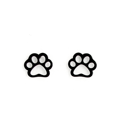 kitty paw earrings