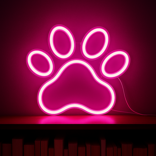 pink paw light