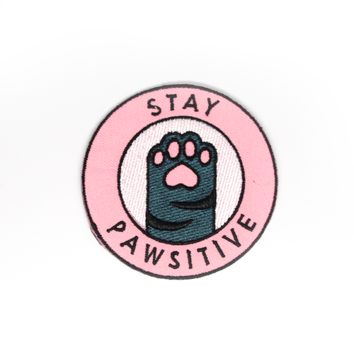 stay pawsitive patch
