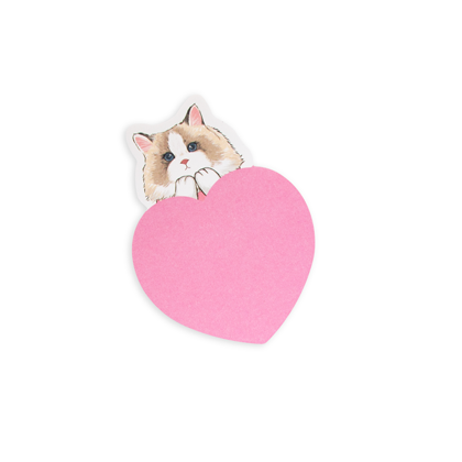 heart sticky notes