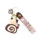 swiss roll kitty keyring