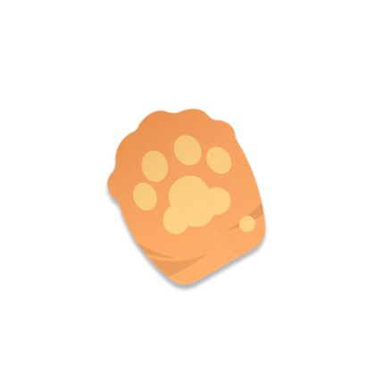 toe bean sticky notes