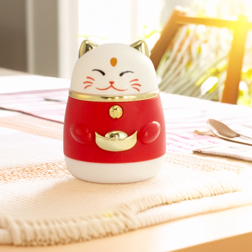 maneki-neko lucky cat toothpick holder