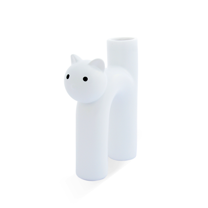scandi kitty vase